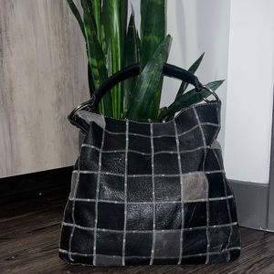 Lucky Brand black patchwork purse